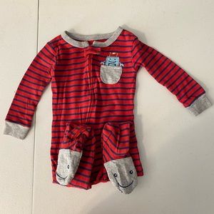 Boys zip pajamas